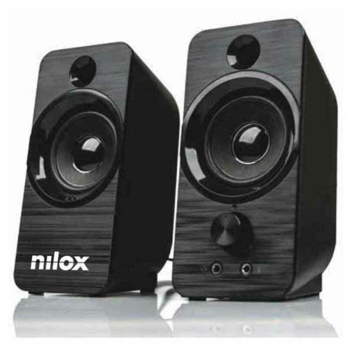 Altavoces PC Nilox NXAPC02 6W Negro Altavoces PC Nilox NXAPC02 6W Negro