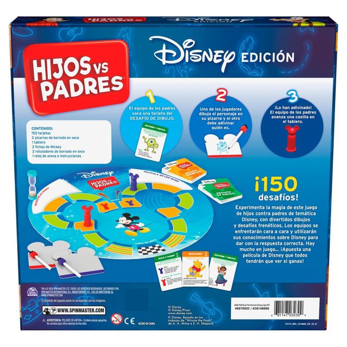 Hijos Contra Padres Edición Disney 6070932 Spin Master 3