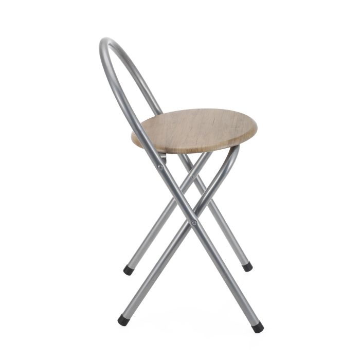 Inde Taburete con Respaldo Madera-Metal 36x41x67 cm 13,21 kg (6 Unidades) 5