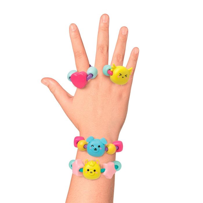 Bizak 64361494 Super Squeeze Kit de Diseño: Crea Pulseras, Colgantes y Anillos con Personajes y Cuentas Estrujables 4