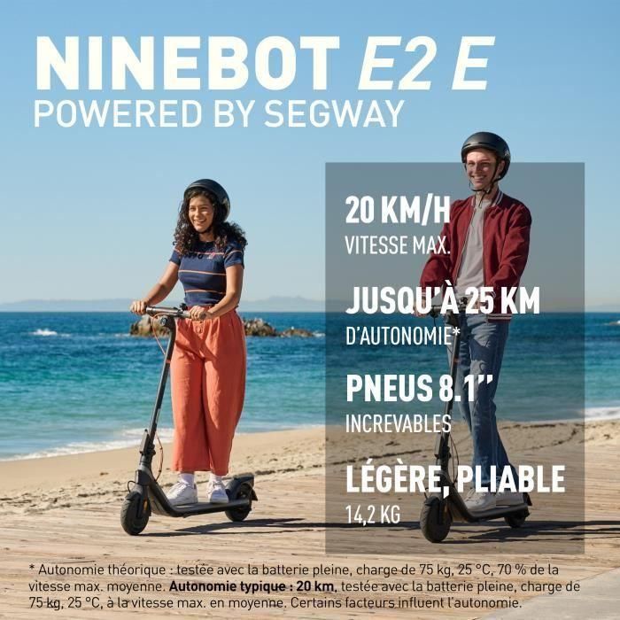 Patinete eléctrico - Segway-Ninebot - KickScooter E2 E - 450W - 8.1 1