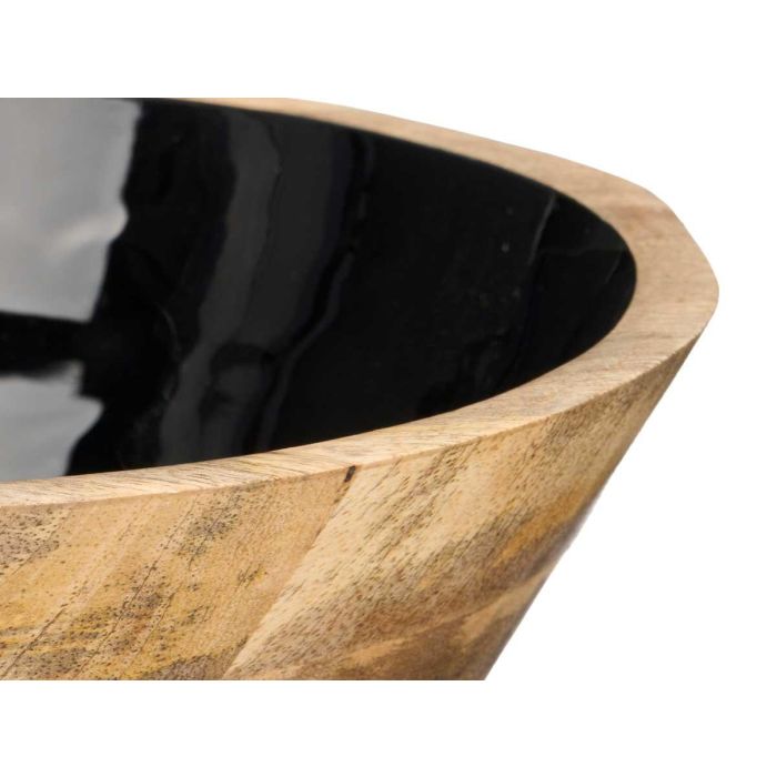 Bol de madera mango negro 24 cm - Giftdecor (6 Unidades) 3 Bol de madera mango negro 24 cm - Giftdecor (6 Unidades) 3