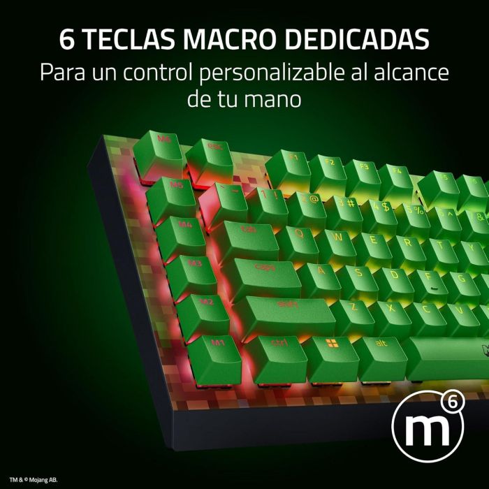 Teclado Razer Blackwidow V4 X Green Switch (Us Layout) (RZ03-04704100-R3M1) 2