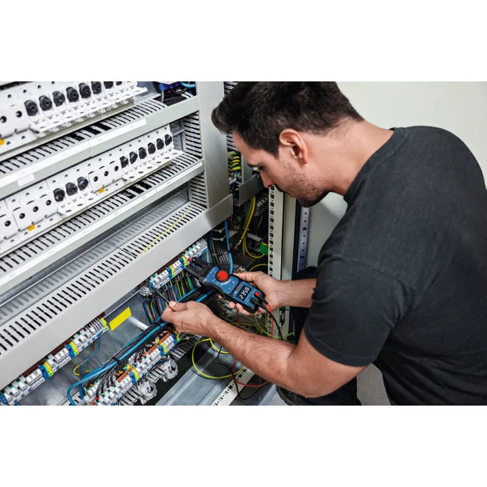 Bosch Professional Multímetro de Horquilla GFM 1000-15 1000V con Baterías, Sonda MS 90 Professional y Bolsillo