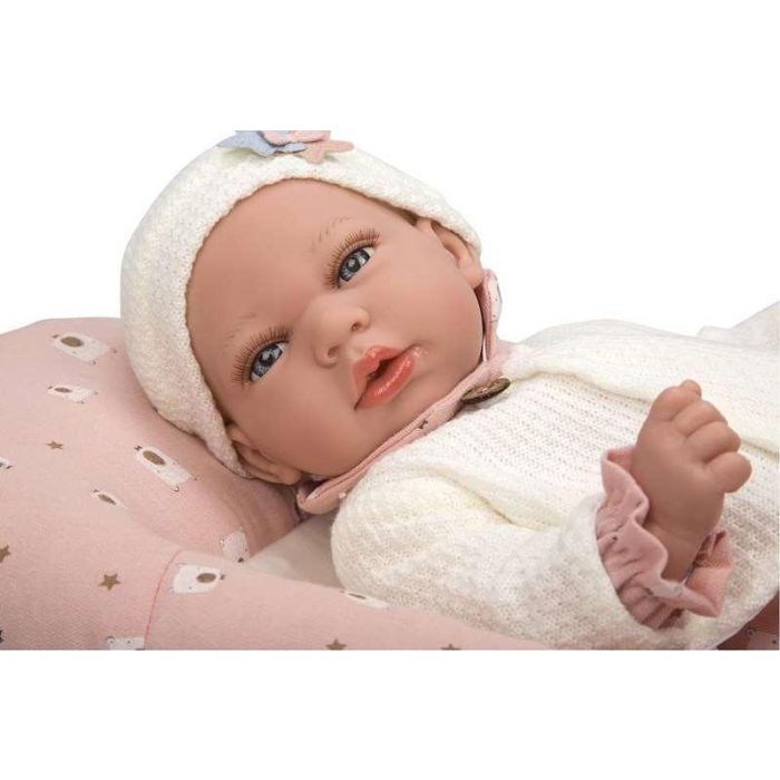 Muñeca Elegance 40 Cm Andie C/Capazo Cambiador (Muñeco Con Peso) 9