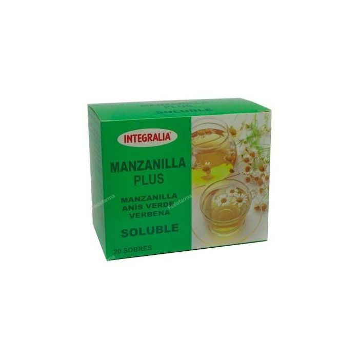INTEGRALIA Tila Plus Soluble, Sinergia Herbal Relajante con Tila, Melisa y Manzanilla, 20 Sobres