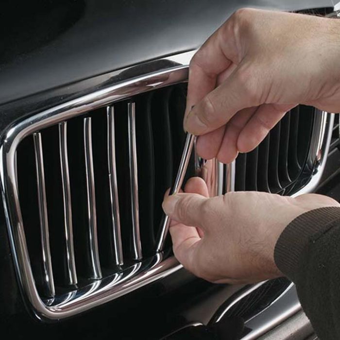 Tira Embellecedora para Coche Cromado (5 x 100 cm) 4 Tira Embellecedora para Coche Cromado (5 x 100 cm) 4
