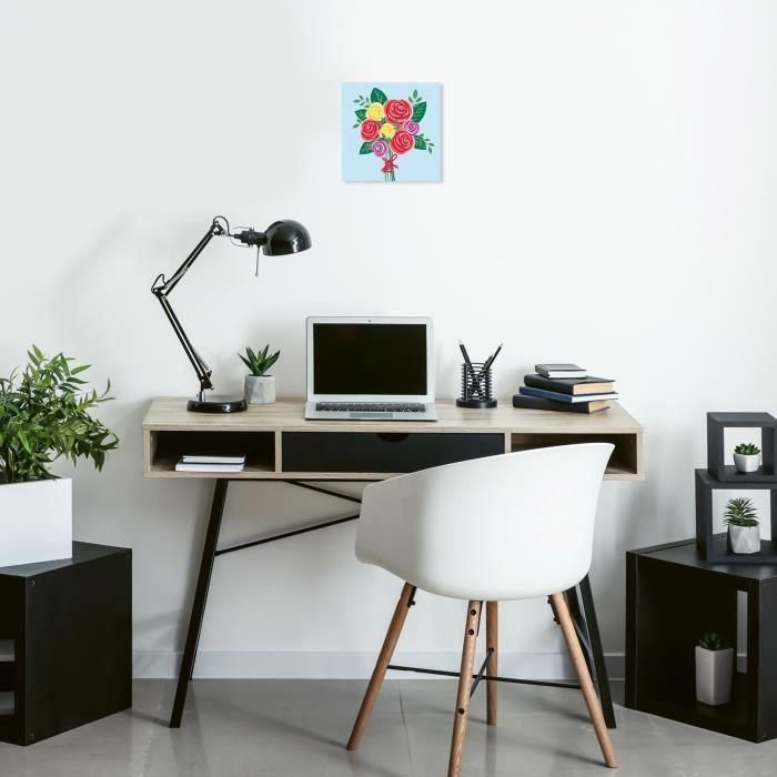 Ravensburger RAV00025520 CreArt Pintar por números Adulto Ramo de rosas 20x20 cm 3