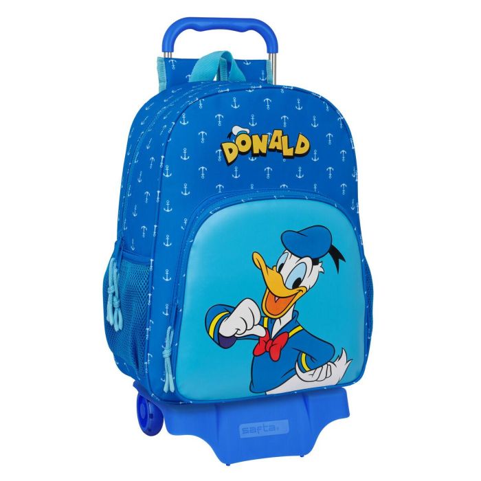 Mochila Escolar con Ruedas Donald Azul 33 x 42 x 14 cm 0 Mochila Escolar con Ruedas Donald Azul 33 x 42 x 14 cm 0
