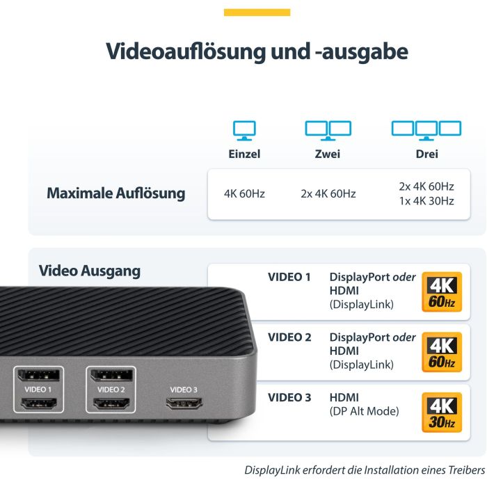 Hub USB Startech 116E-USBC-DOCK 9 Hub USB Startech 116E-USBC-DOCK 9