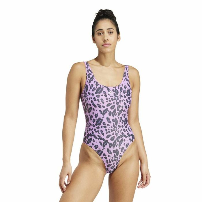 Bañador Mujer Adidas Essentials Animal Print Rosa 4