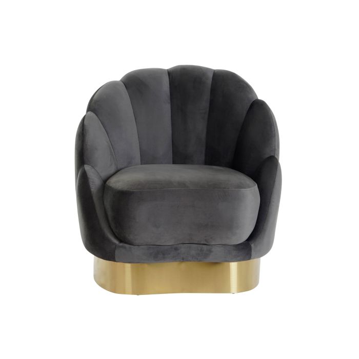 DKD Home Decor Butaca Moderno Gris Oscuro 80 x 85 x 86 cm 5