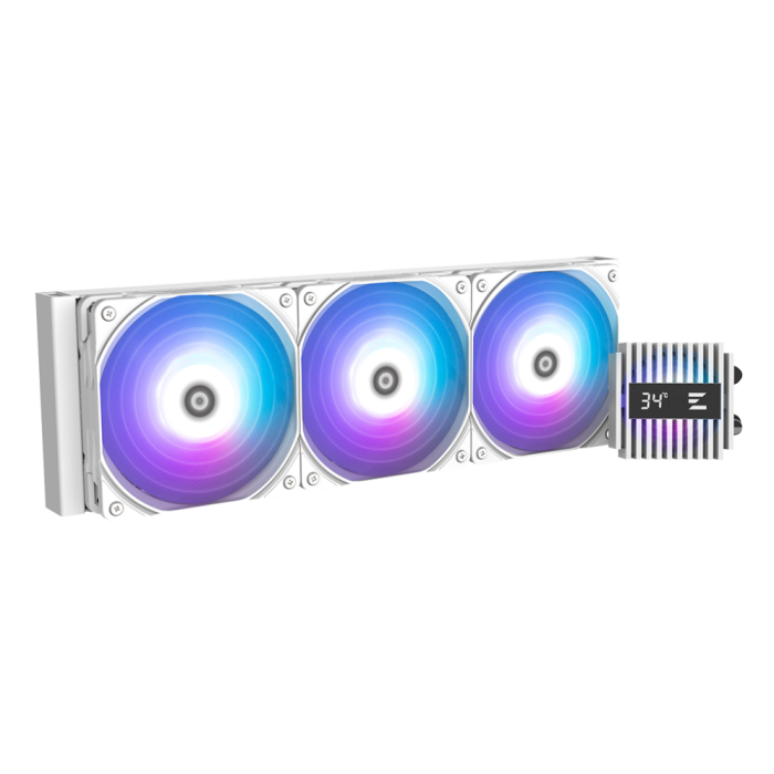 Zalman ALPHA2 A36 WHITE Refrigeración Líquida AIO para CPU 12cm compatible con LGA 1700 / AM5 / AM4 / LGA 1200 / LGA 115x