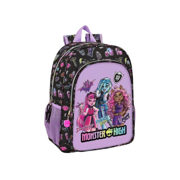 Mochila Safta Adaptable A Carro Monster High Creep 420x330x140 mm