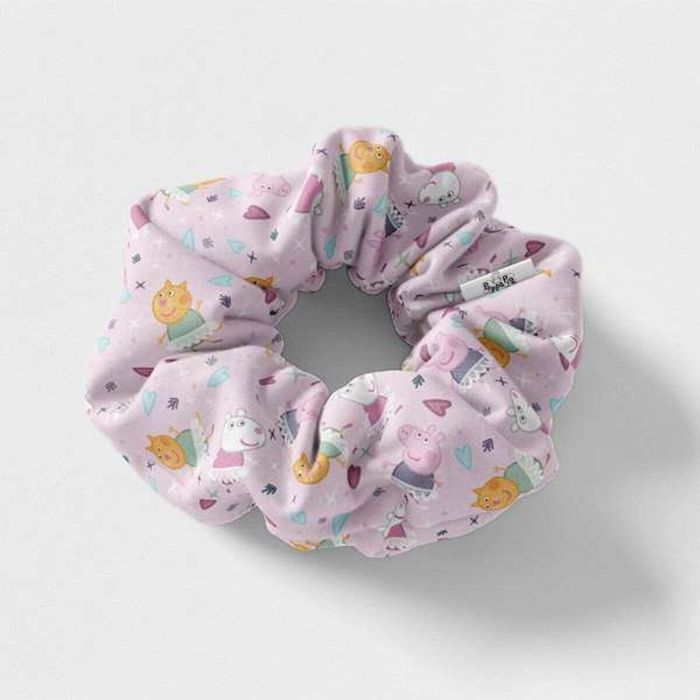 Accesorios pelo coletero de tela 5 piezas peppa pig cm 6 Accesorios pelo coletero de tela 5 piezas peppa pig cm 6