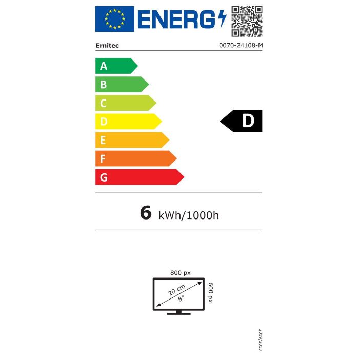 Ernitec Monitor 8" LED 800x600 250cd/m 500:1 HDMI/VGA/BNC audio 24/7. Soporte sobremesa 2 Ernitec Monitor 8" LED 800x600 250cd/m 500:1 HDMI/VGA/BNC audio 24/7. Soporte sobremesa 2