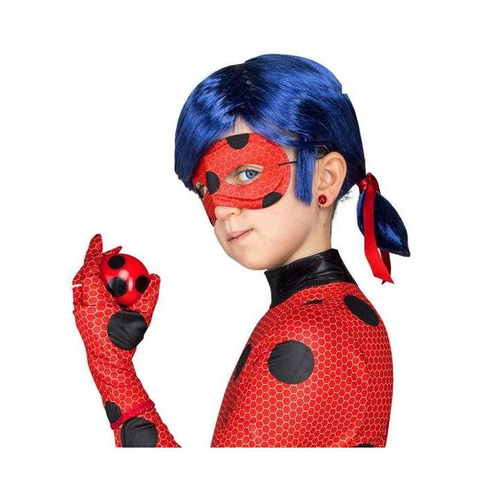 My Other Me Disfraz Ladybug Talla 9-11 Años con Mono, Guantes, Cubre Botas, Antifaz, Peluca, Yo-Yo y Pendientes 3