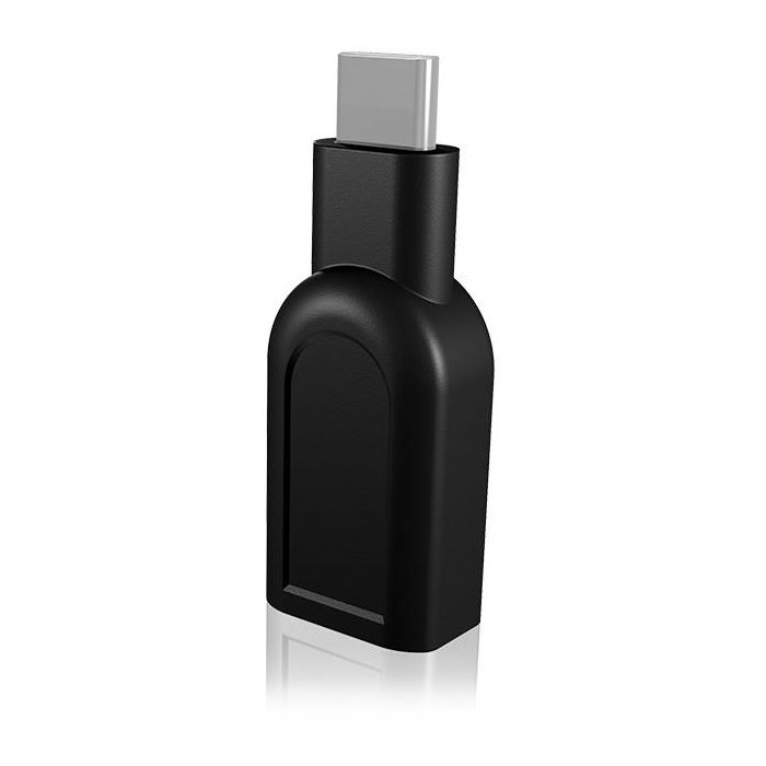 Adapter ICY BOX USB-A > USB-C Black 2
