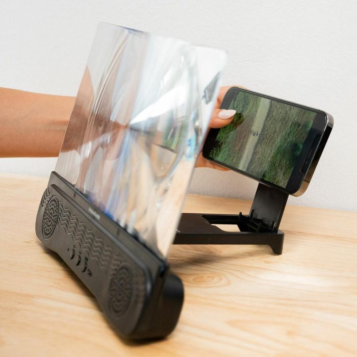 Amplificador de Pantalla para Móviles con Altavoz Recargable Screenier InnovaGoods 7 Amplificador de Pantalla para Móviles con Altavoz Recargable Screenier InnovaGoods 7