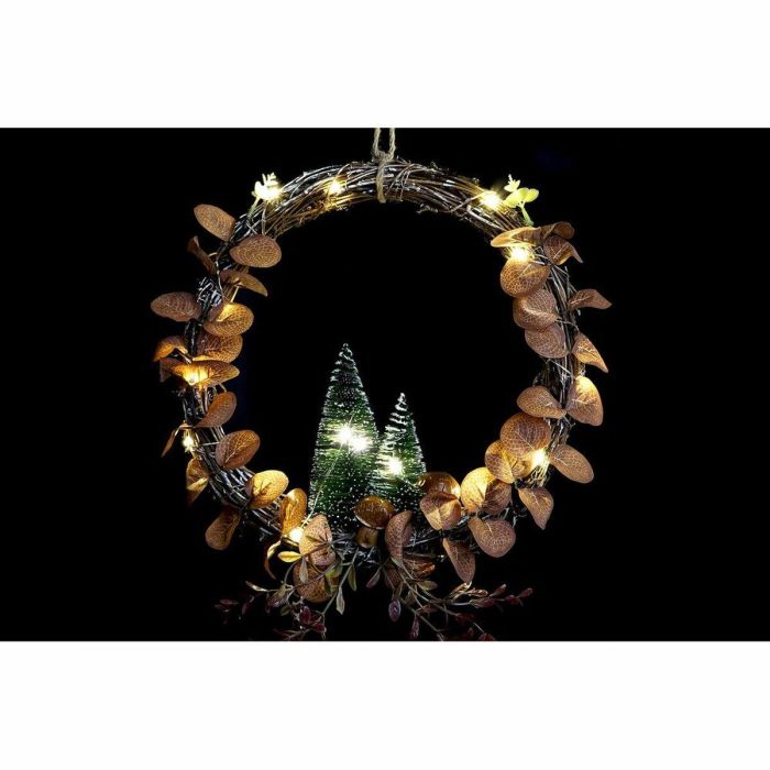 Decoracion Colgante Navidad Alpina DKD Home Decor Marron Verde 2 x 30 x 30 cm (2 Unidades) 3 Decoracion Colgante Navidad Alpina DKD Home Decor Marron Verde 2 x 30 x 30 cm (2 Unidades) 3