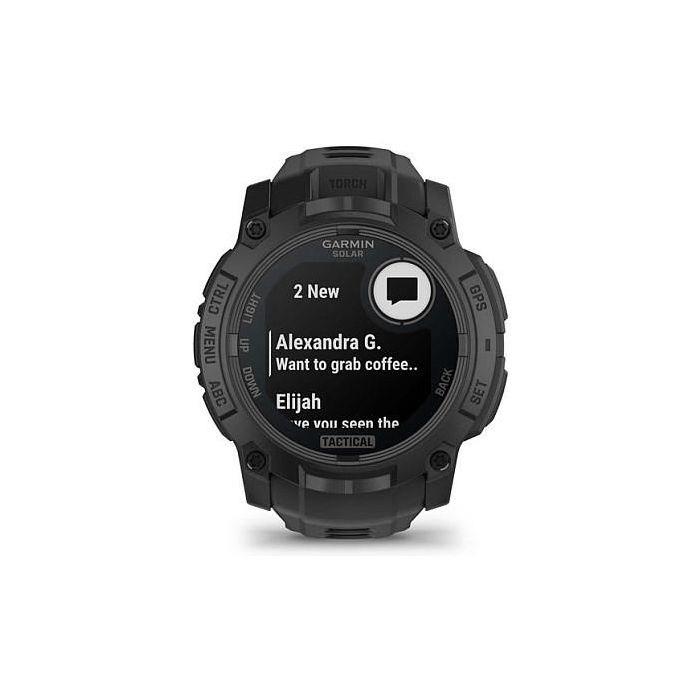 Garmin Instinct® 3 Solar Tactical Edition - Reloj Inteligente GPS, 50 mm, Pantalla AMOLED Táctil, Energía Solar, 40 Días Batería, Negro, Unisex Garmin Instinct® 3 Solar Tactical Edition - Reloj Inteligente GPS, 50 mm, Pantalla AMOLED Táctil, Energía Solar, 40 Días Batería, Negro, Unisex