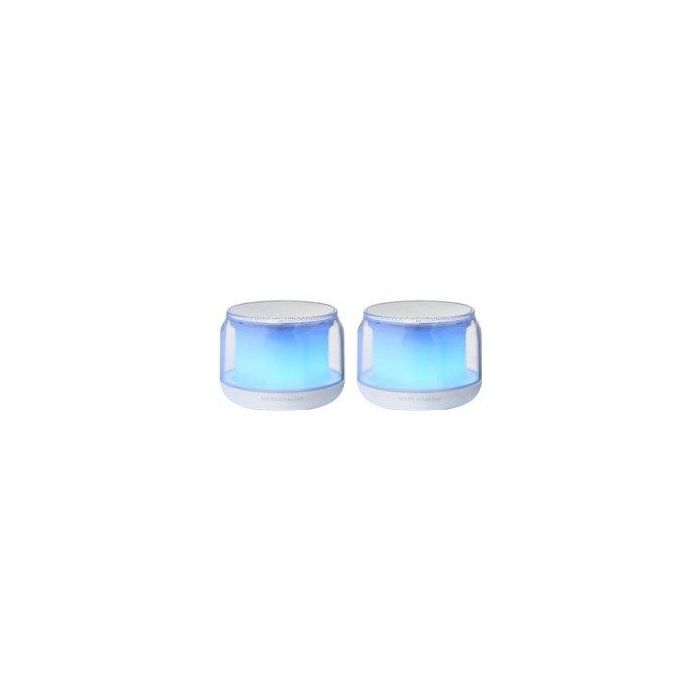 Mars Gaming Altavoces 2.0 Ms - Aura Blanco, RGB, Bluetooth 5.3, Compactos