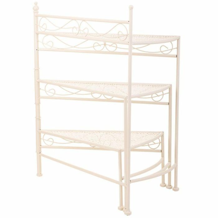 Soporte para Maceta Alexandra House Living Blanco Metal Hierro 25 x 37 x 59 cm 5