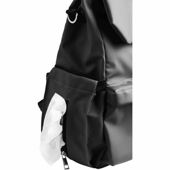 Bolso cambiador TINEO CASUAL - Forma mochila - Gran capacidad de almacenamiento - Negro 3 Bolso cambiador TINEO CASUAL - Forma mochila - Gran capacidad de almacenamiento - Negro 3