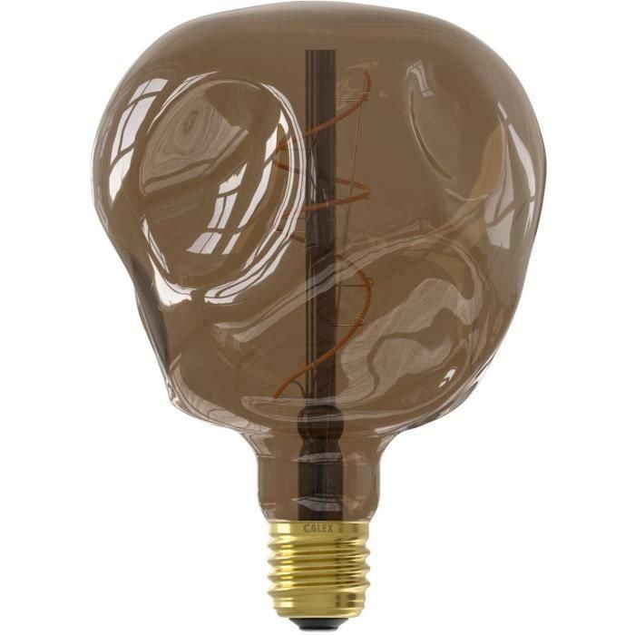 Bombilla LED E27 - CALEX - G125 NEO ORGANIC - Filamento flexible - 4 W - 120 lm - 1800 K - Regulable - Natural 4 Bombilla LED E27 - CALEX - G125 NEO ORGANIC - Filamento flexible - 4 W - 120 lm - 1800 K - Regulable - Natural 4