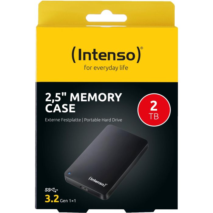 Intenso Disco Duro Externo HD 6021580 2TB USB 3.0 2.5" Negro 1
