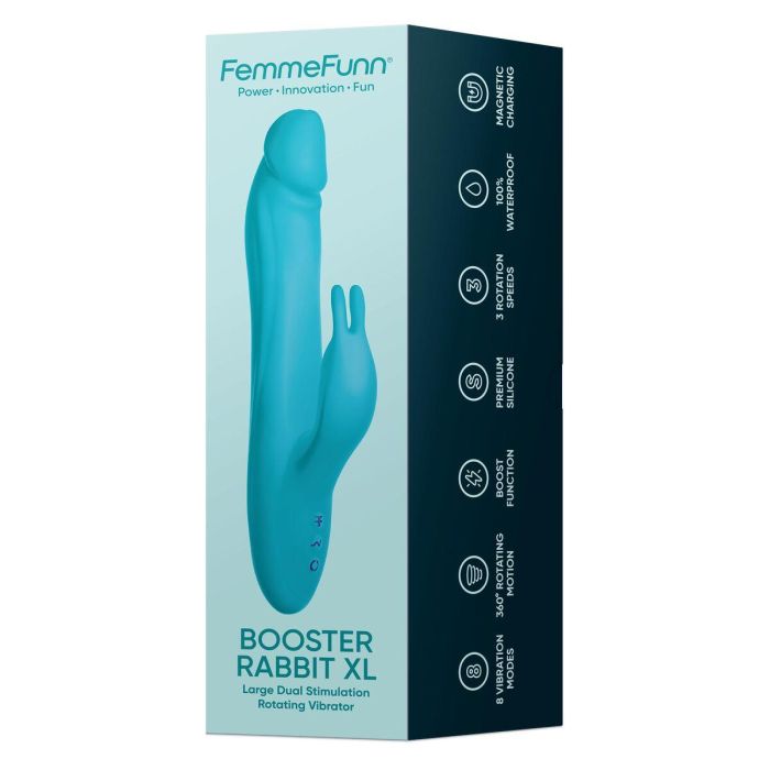 Vibrador Punto G FemmeFunn BOOSTER RABBIT XL Azul 1 Vibrador Punto G FemmeFunn BOOSTER RABBIT XL Azul 1