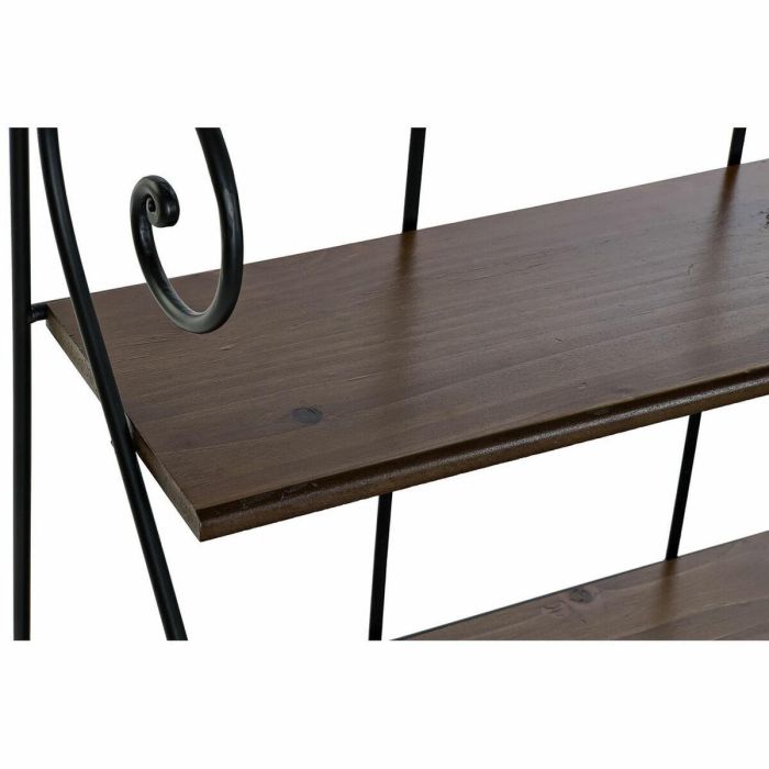 Estanteria Pared Cottage DKD Home Decor Negro Marron 37 x 86 x 100 cm 2 Estanteria Pared Cottage DKD Home Decor Negro Marron 37 x 86 x 100 cm 2