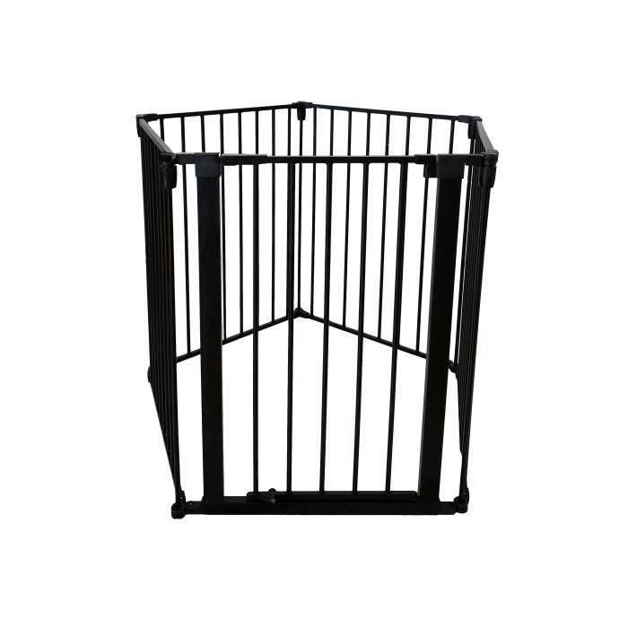 NORDLINGER PRO Cortafuegos plegable con portillo - protección contra incendios para chimeneas y estufas 1 NORDLINGER PRO Cortafuegos plegable con portillo - protección contra incendios para chimeneas y estufas 1