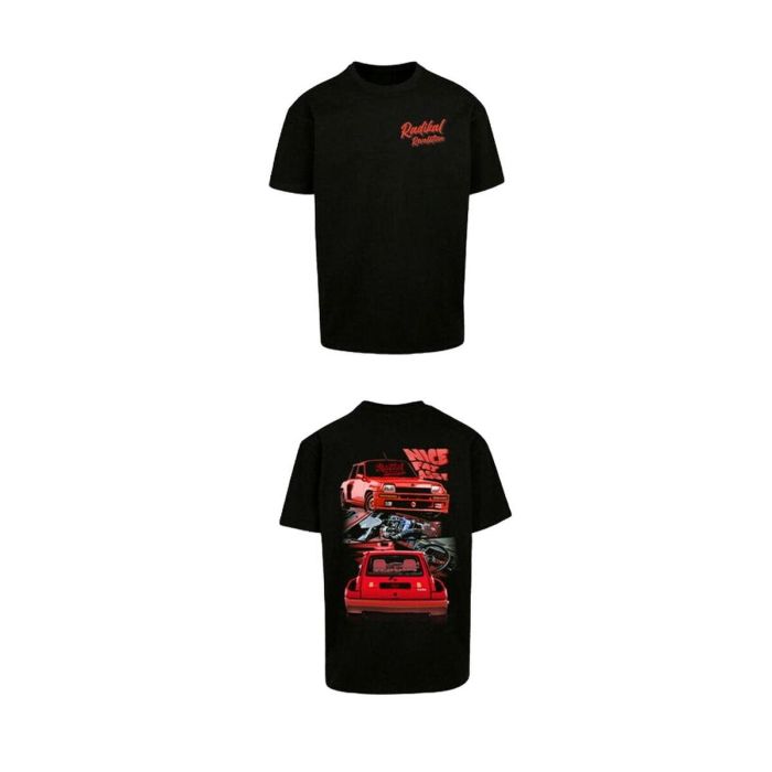 Radikal Revolution RKNFA102M Camiseta Negra Talla M - Diseño 'Nice Fat Ass' Homenaje al Legendario Renault 5 Turbo del Rally Radikal Revolution RKNFA102M Camiseta Negra Talla M - Diseño 'Nice Fat Ass' Homenaje al Legendario Renault 5 Turbo del Rally