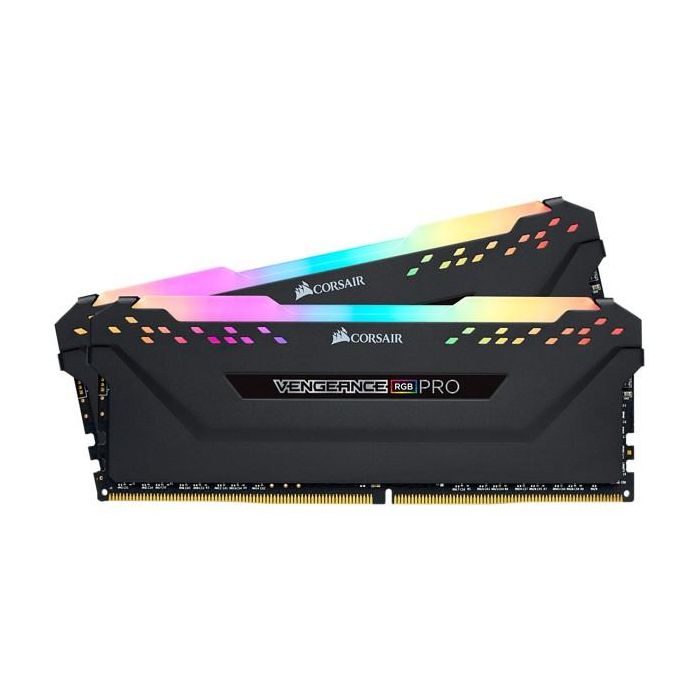 Corsair CMW16GX4M2C3600C18 Vengeance RGB PRO - Kit de Memoria RAM DDR4 16GB (2x8GB) 3600MHz DIMM Dual-Kit (Intel XMP) Negro 2 Corsair CMW16GX4M2C3600C18 Vengeance RGB PRO - Kit de Memoria RAM DDR4 16GB (2x8GB) 3600MHz DIMM Dual-Kit (Intel XMP) Negro 2