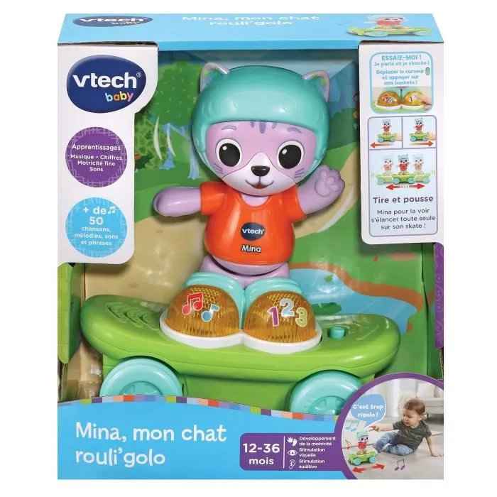 Vtech Baby VT3417765609053 Mina, mi gato Rouli'golo 2