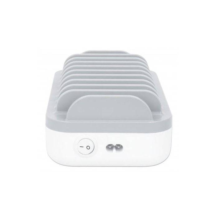 MANHATTAN 180856 Estación de Carga USB 10 Puertos 120W Blanco/Gris 3 MANHATTAN 180856 Estación de Carga USB 10 Puertos 120W Blanco/Gris 3