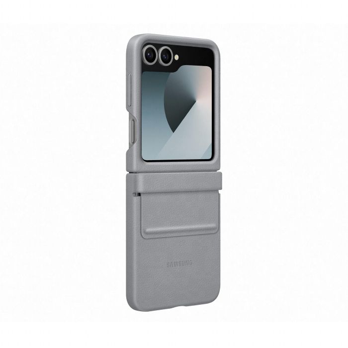 Samsung EF-VF741PJEGWW Funda Kindsuit Original para Samsung Galaxy Z Flip6, Tipo Carcasa Rígida, Color Gris 3