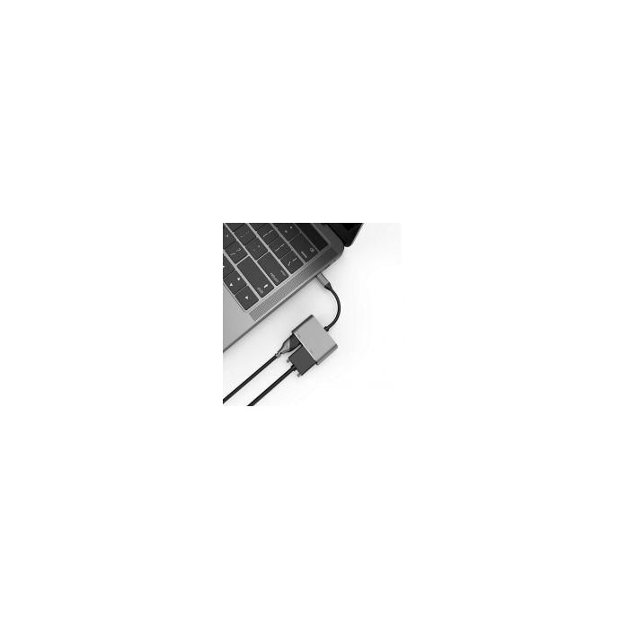 Adaptador USB a VGA/HDMI Ewent EW9700 4K Ultra HD Negro/Gris 15 cm 2 Adaptador USB a VGA/HDMI Ewent EW9700 4K Ultra HD Negro/Gris 15 cm 2