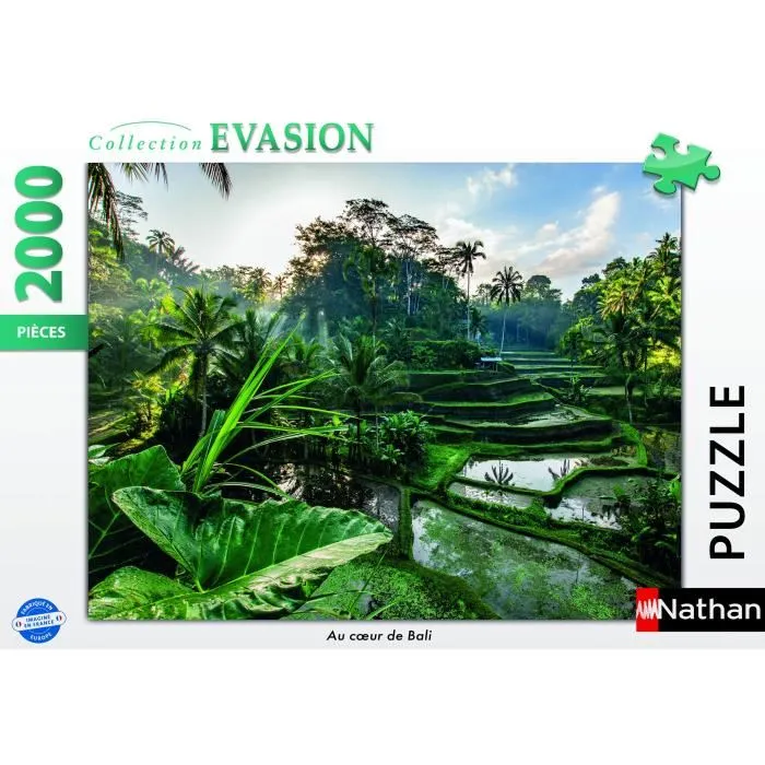 Ravensburger 12001518 Puzzle En el Corazón de Bali 2000 Piezas para Adultos y Niños a partir de 14 años Colección Escape 1