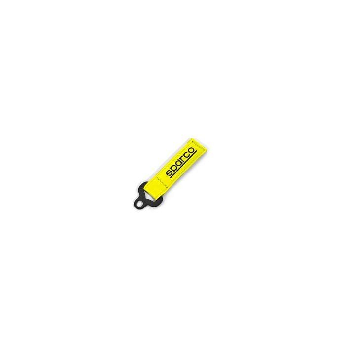Sparco S099070GF Llavero de Cuero Natural Amarillo con Logotipo Bordado y Cierre de Hebilla de Cinturón de Seguridad Sparco S099070GF Llavero de Cuero Natural Amarillo con Logotipo Bordado y Cierre de Hebilla de Cinturón de Seguridad