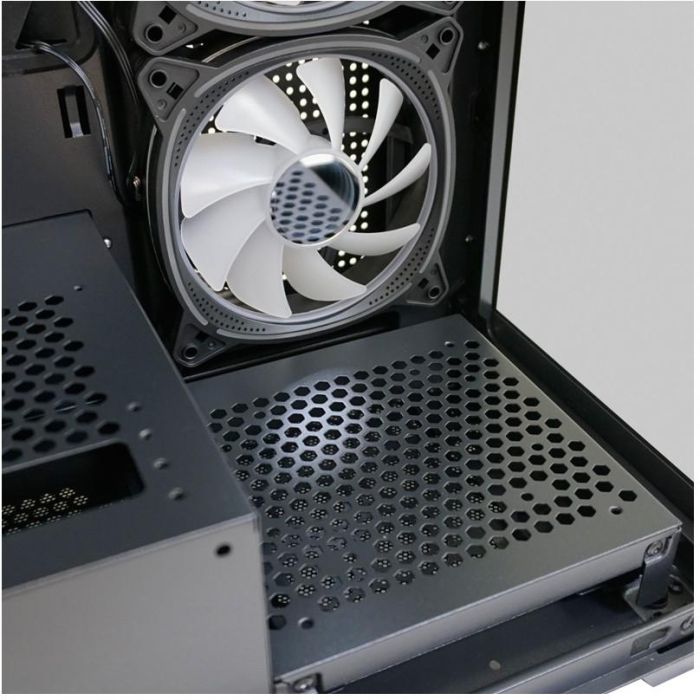 LC-Power LC-715B-ON Midi Tower ATX/microATX/Mini-ITX Negro Cristal Templado para Gaming 14