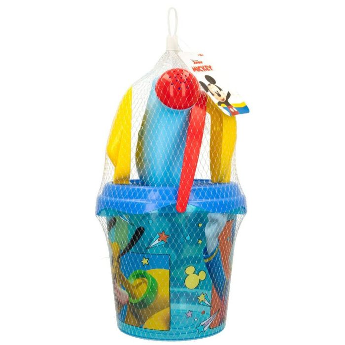 Set de Juguetes de Playa Mickey Mouse Ø 18 cm (16 Unidades) 1 Set de Juguetes de Playa Mickey Mouse Ø 18 cm (16 Unidades) 1