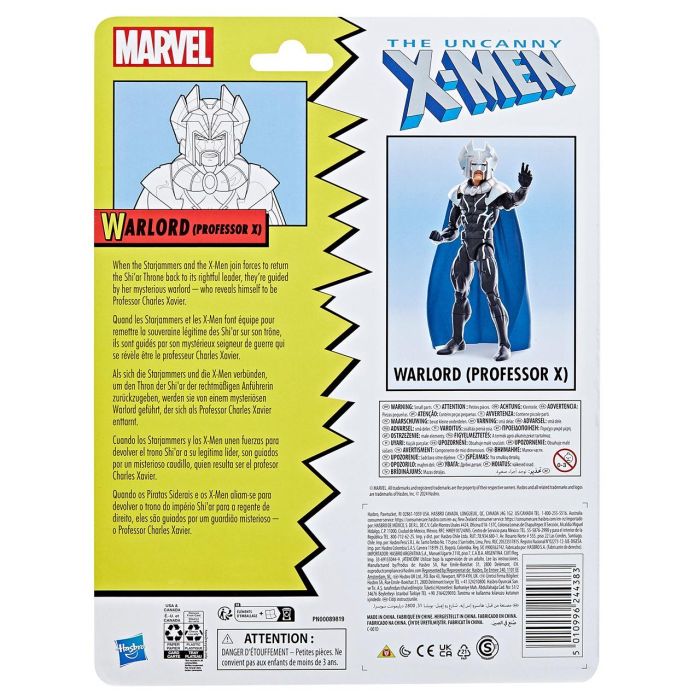 Figura Warlord Professor X The Uncanny X-Men F9084 Hasbro 4