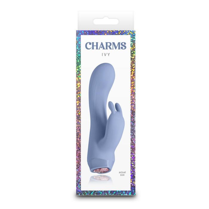 Vibrador Punto G NS Novelties Charms Azul Morado 1 Vibrador Punto G NS Novelties Charms Azul Morado 1