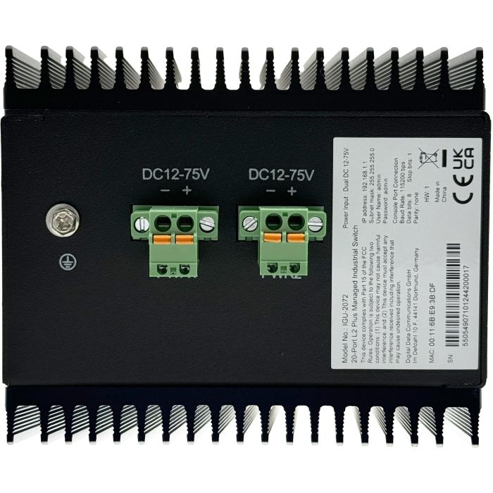 Switch 20x GE IGU-2072 8x 1GbE.8x 2.5GbE SFP sw 2 Switch 20x GE IGU-2072 8x 1GbE.8x 2.5GbE SFP sw 2