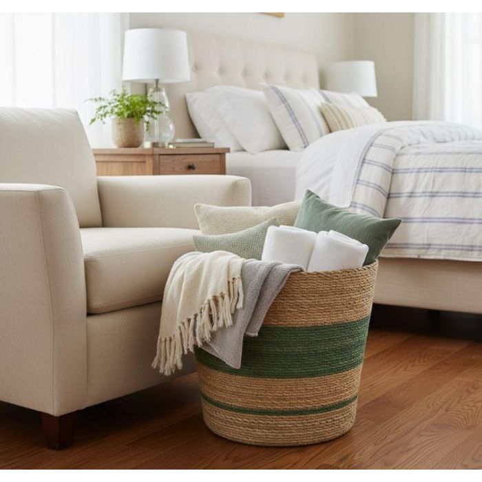 Privilege Cesta Cónica de Seagrass para Almacenamiento, 35 cm 8