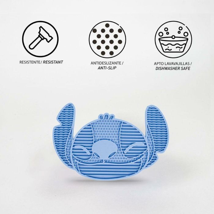 Cerdá Comedero para Perro de Silicona con Licencia Oficial Disney Stitch 28x15x1.5 cm Azul 2 Cerdá Comedero para Perro de Silicona con Licencia Oficial Disney Stitch 28x15x1.5 cm Azul 2