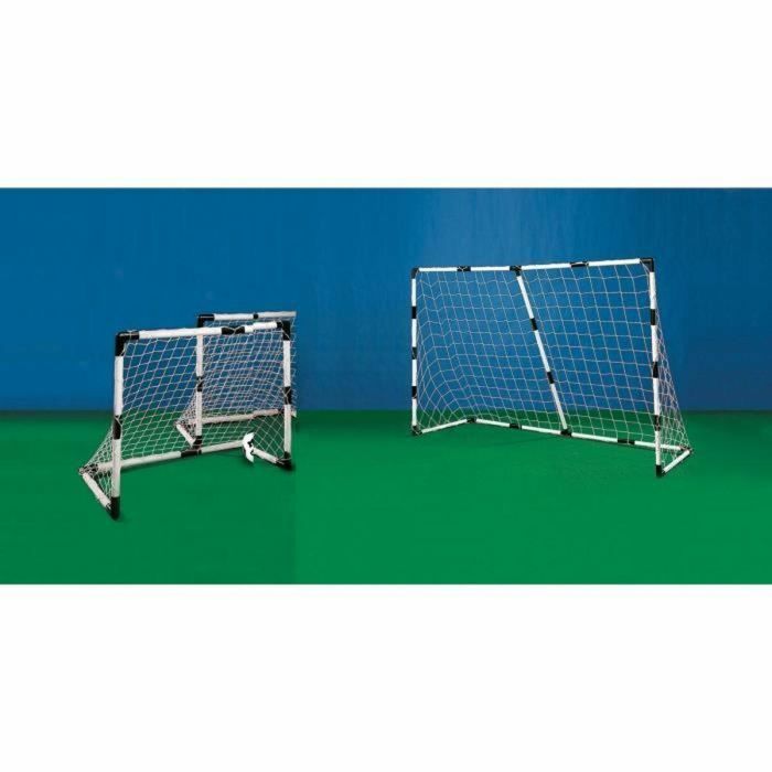 Mondo Jaula de portería de fútbol FIFA World Cup 2018 Grande Modular 2 en 1 con 2 Mini Goles y Balón PVC 13