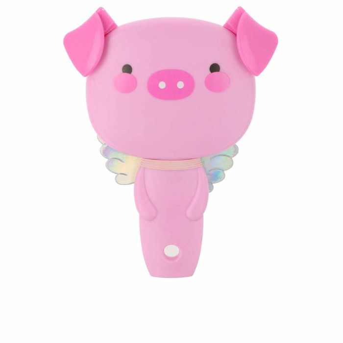 Inca Cepillo Cerdito Infantil 16,3x12 cm, Diseño Divertido para Desenredar el Cabello Suavemente de Bebés y Niños, 1 Unidad